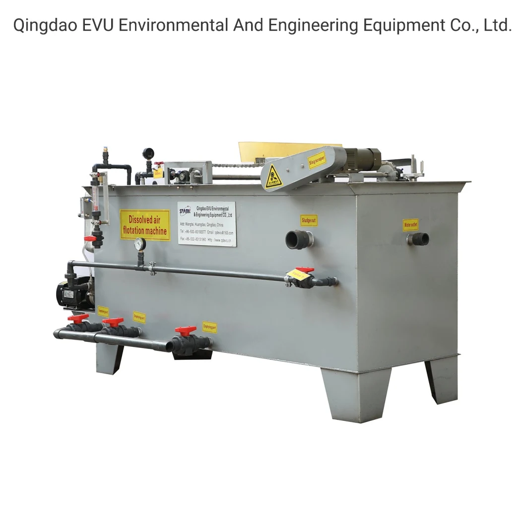 12t Per Hour Dissolved Air Flotation Machine for Milk Industry Wastewater