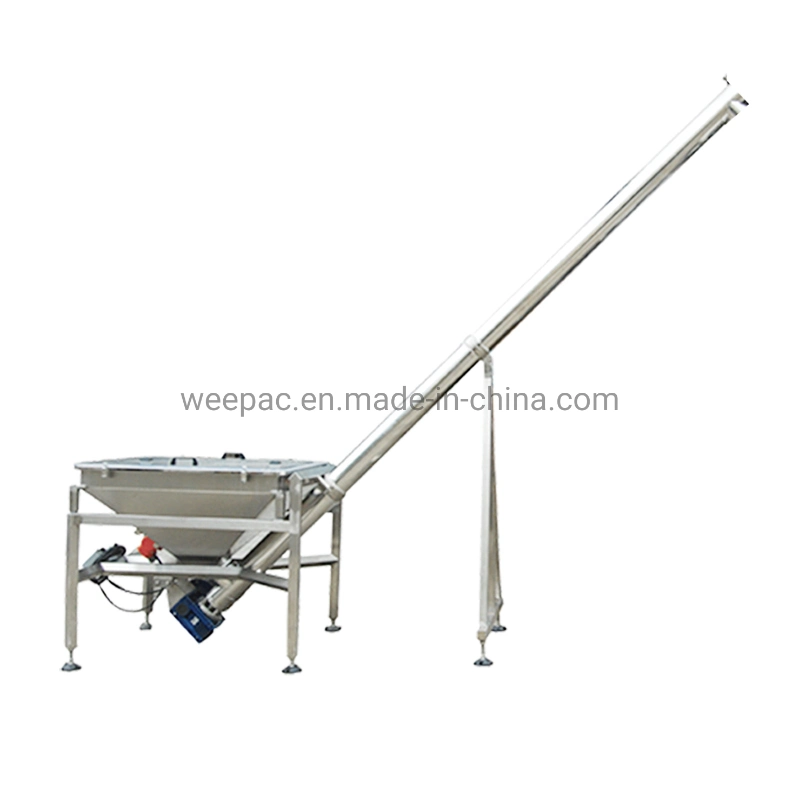 Spiral Blade Feeder Stainless Steel Screw Conveyor Automatic Feeding Machine for Powder