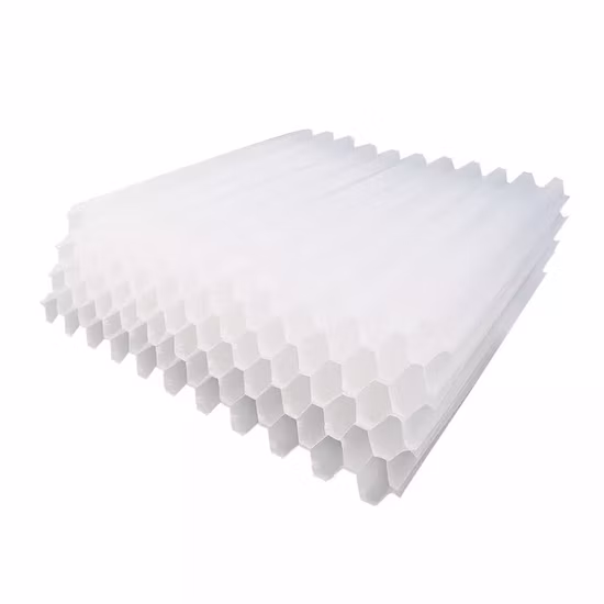 PP-PVC-Rohrabscheider für Tank, sechseckige Wabenpackung, Sedimentationsplatten, geneigter Lamellenrohrabscheider