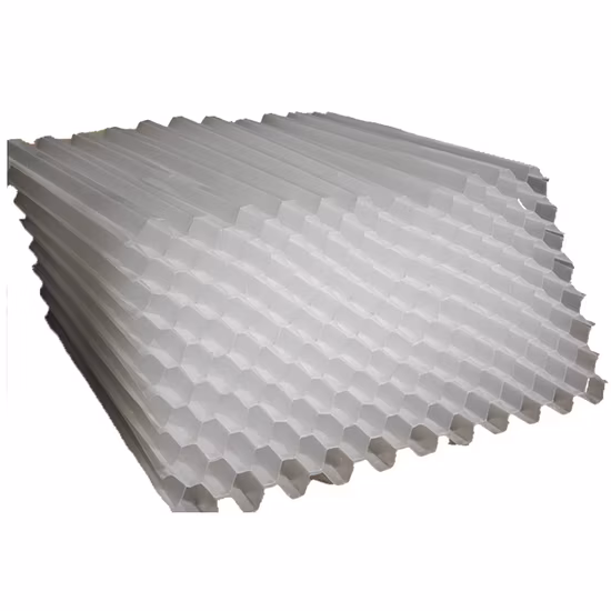 50 mm Wabenverpackung, PP-PVC-Rohrabscheider, Lamellenplatten-Klärerrohrabscheider